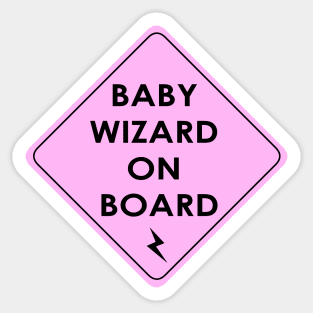 You're a baby wizard! Sticker